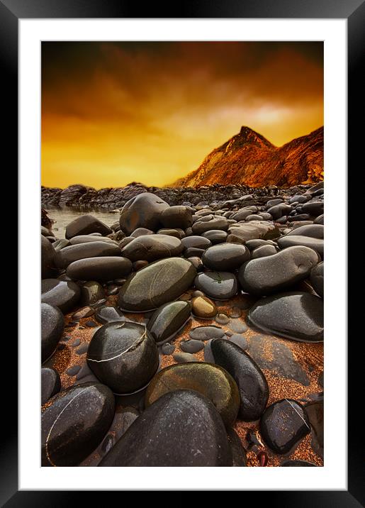 Troublesome sky Framed Mounted Print by mark leader