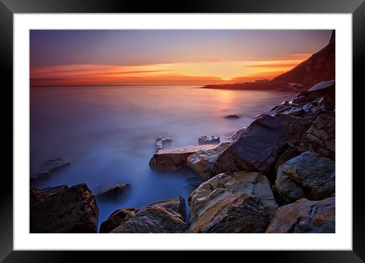Rock a nore Hastings Framed Mounted Print by mark leader
