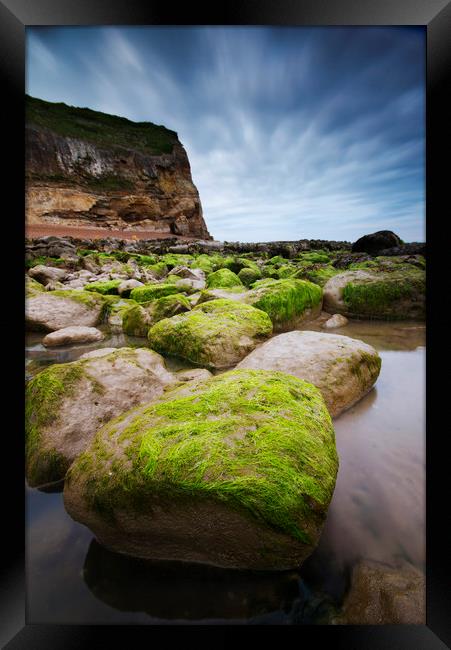 Fairlight Cove Framed Print by mark leader