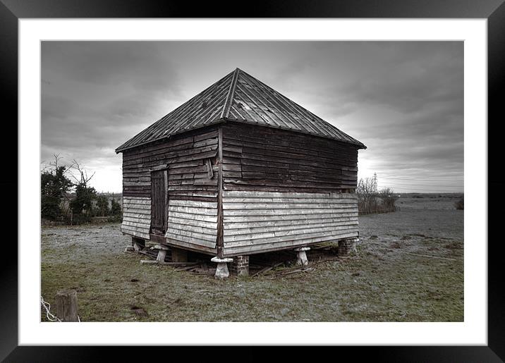 Barn on Legs Framed Mounted Print by Brian Fuller