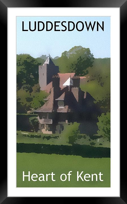 Luddesdown Framed Mounted Print by Brian Fuller