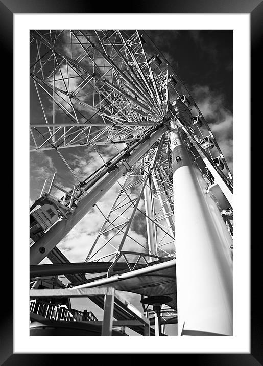 Weston's Wheel Framed Mounted Print by mike Davies