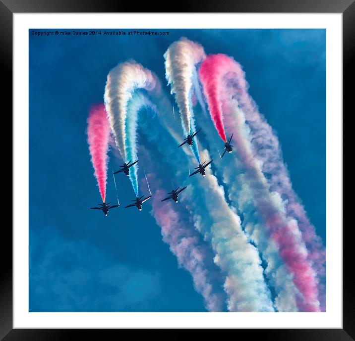 Arrows over the top Framed Mounted Print by mike Davies