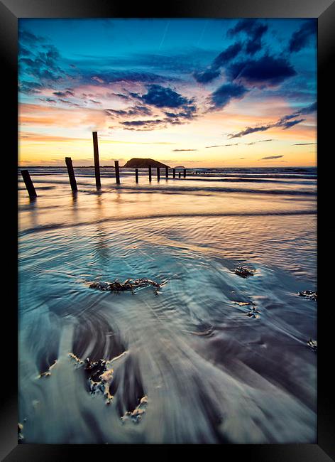  Endless Flow Framed Print by mike Davies