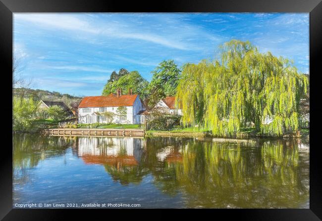 Des Res at Mill End Framed Print by Ian Lewis