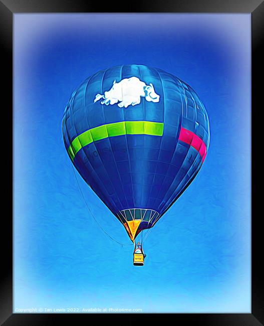Up, Up and Away Framed Print by Ian Lewis