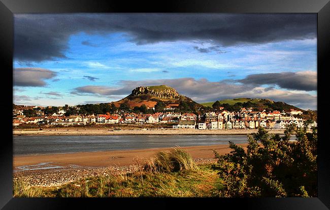Across the Conwy River Estuary Framed Print by Ian Lewis