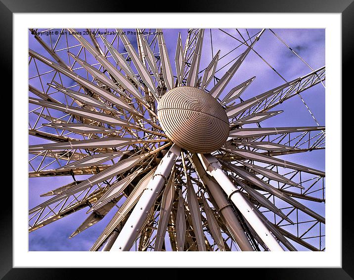 Ferris Wheel Framed Mounted Print by Ian Lewis