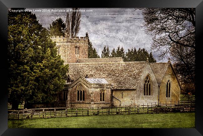 All Saints Church East Lockinge Framed Print by Ian Lewis