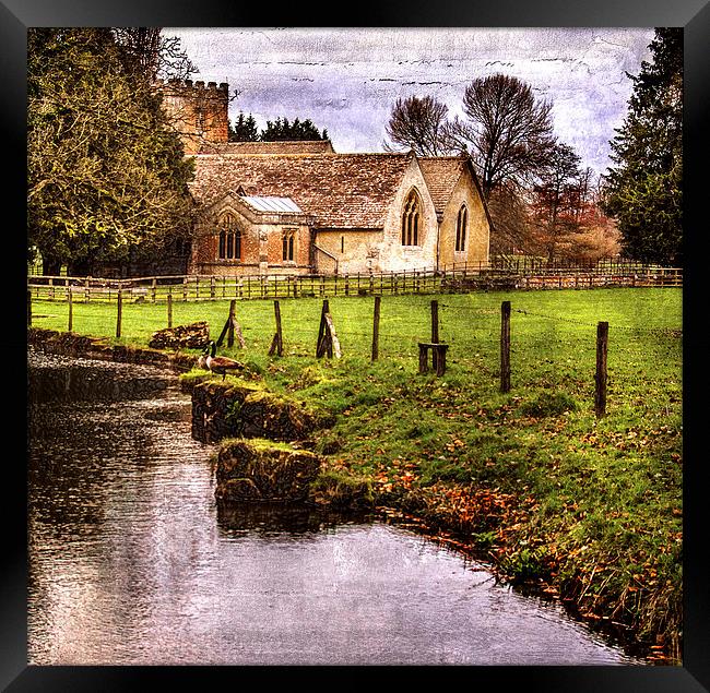 The Church at East Lockinge Framed Print by Ian Lewis