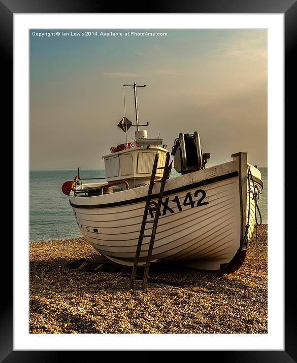 How to Get On Board Framed Mounted Print by Ian Lewis