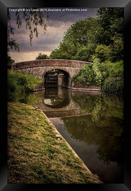 Enborne Bridge Newbury Framed Print by Ian Lewis