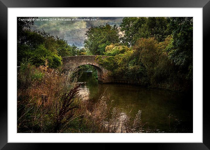 The Bridge At Culham Lock Framed Mounted Print by Ian Lewis