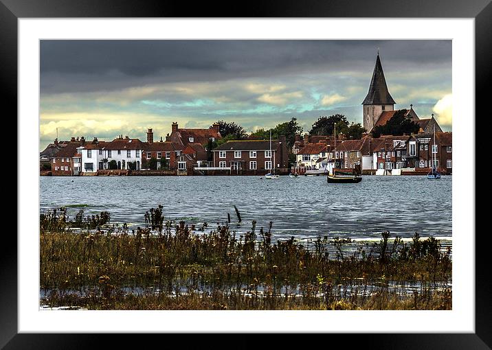  Bosham West Sussex Framed Mounted Print by Ian Lewis