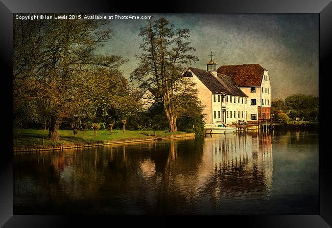  The Mill at Hambleden Framed Print by Ian Lewis