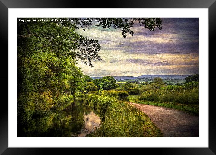  The  Monmouthshire and Brecon Canal Framed Mounted Print by Ian Lewis