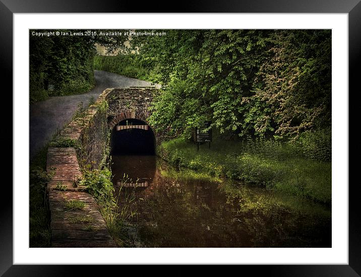  Entrance To The Ashford Tunnel Framed Mounted Print by Ian Lewis