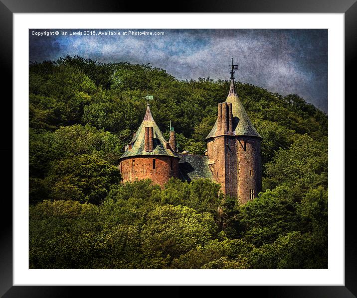  Castell Coch Framed Mounted Print by Ian Lewis