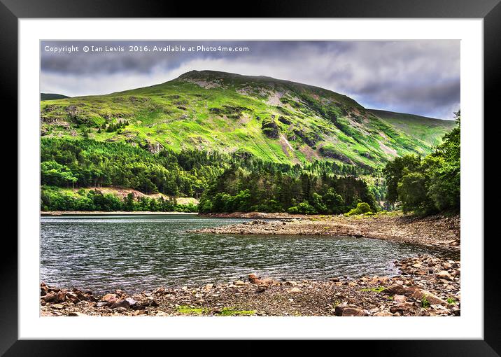 The Southern End Of Thirlmere Framed Mounted Print by Ian Lewis