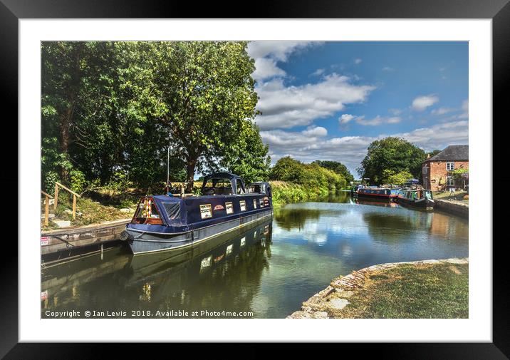Pewsey Wharf Framed Mounted Print by Ian Lewis