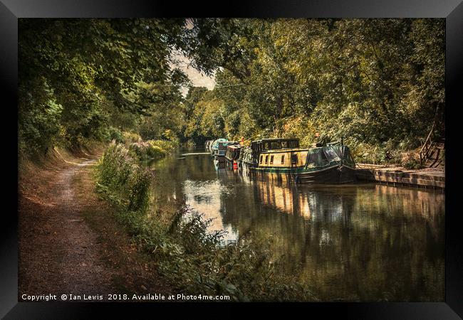 The Kennet and Avon at Pewsey Framed Print by Ian Lewis