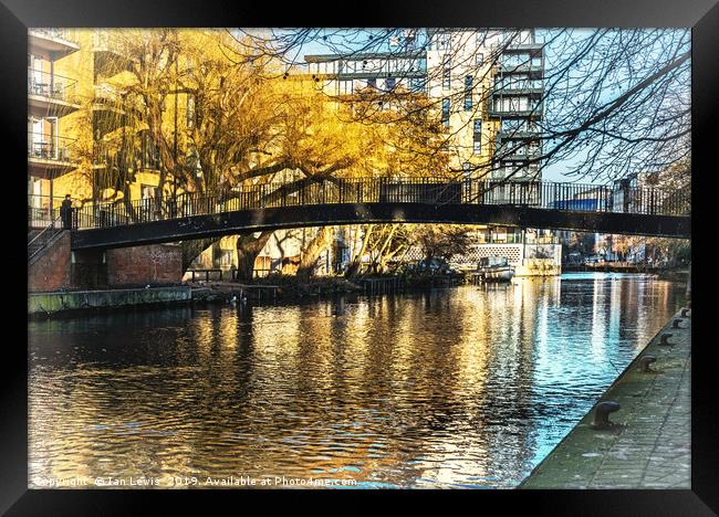 The River Kennet In Reading Framed Print by Ian Lewis