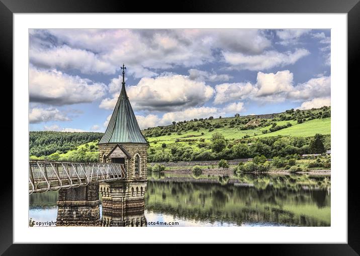 The Tower At Pontsticill Reservoir Framed Mounted Print by Ian Lewis