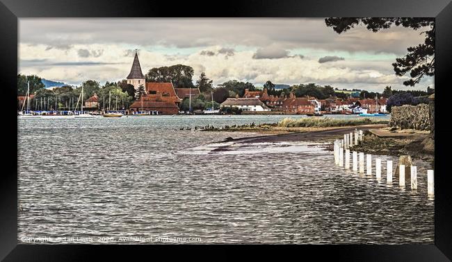 Historic Bosham Framed Print by Ian Lewis