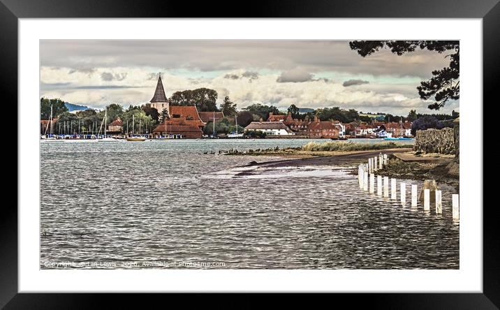 Historic Bosham Framed Mounted Print by Ian Lewis