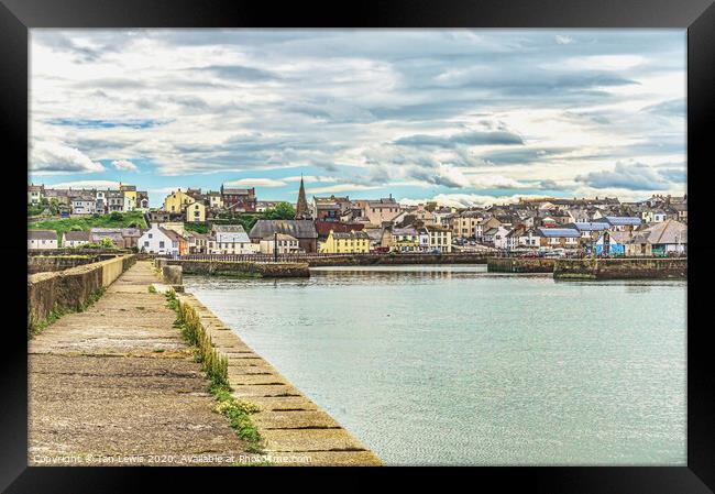 Maryport On The Solway Firth Framed Print by Ian Lewis