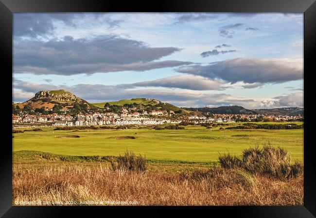 The View Over Conwy Golf Course Framed Print by Ian Lewis