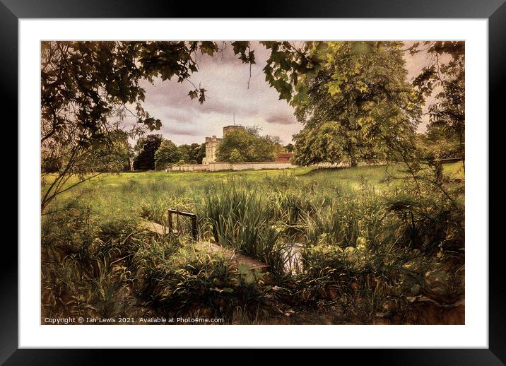Water Meadows At St Cross Framed Mounted Print by Ian Lewis