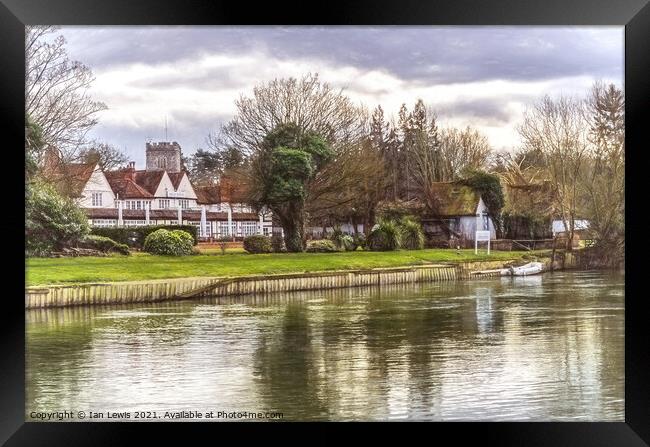 Sonning-on-Thames Framed Print by Ian Lewis
