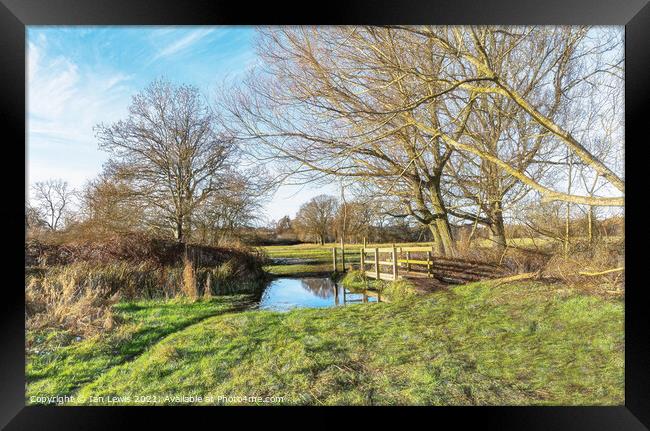 A Walk From Sulham To Tidmarsh Framed Print by Ian Lewis