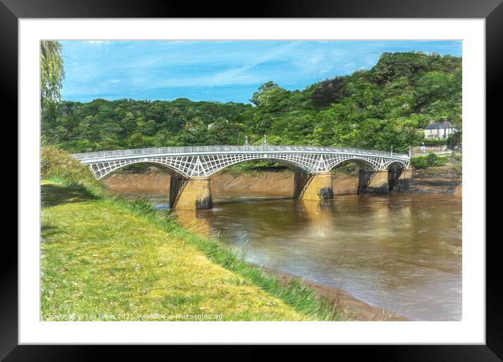 Low Tide At Chepstow Framed Mounted Print by Ian Lewis