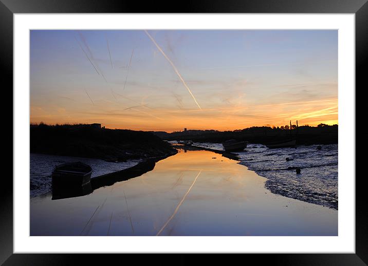 Sunrise at Morston Framed Mounted Print by Paul Betts
