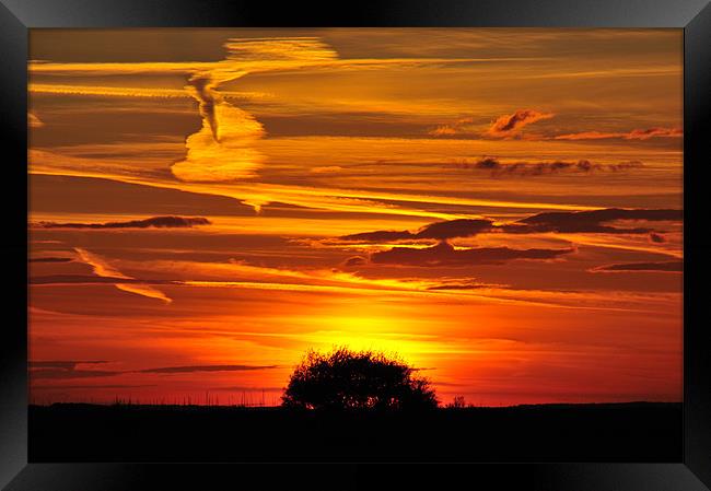 Cley Sunset Framed Print by Paul Betts