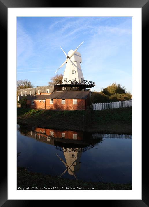 Rye Windmill  Framed Mounted Print by Debra Farrey