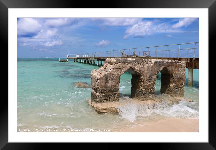 Caribbean Framed Mounted Print by Debra Farrey