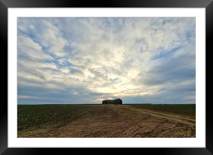 Outdoor field Framed Mounted Print by keith sutton