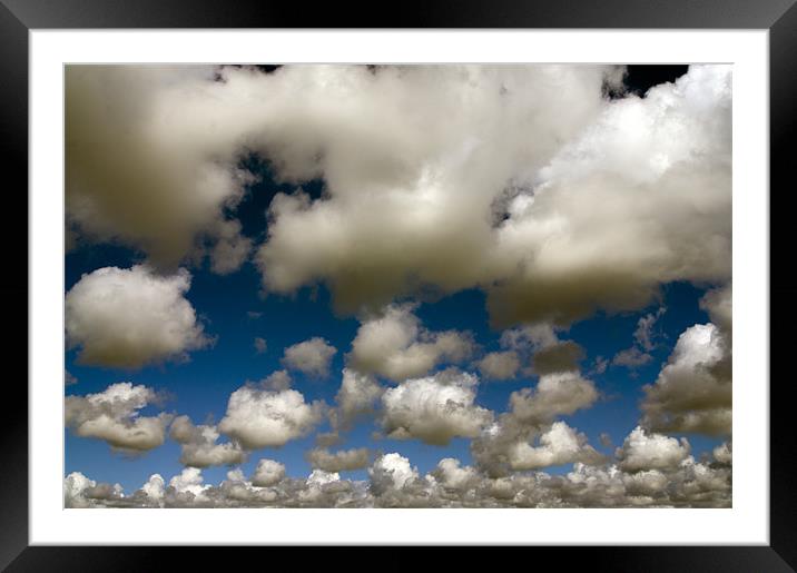 spring cloud Framed Mounted Print by keith sutton