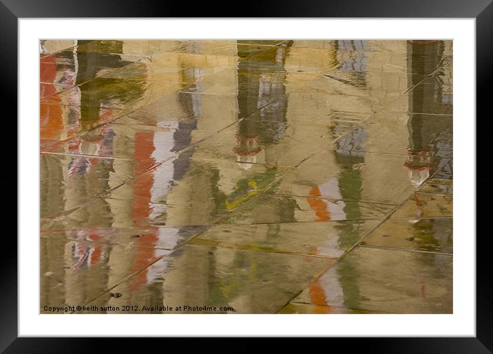 flag reflections Framed Mounted Print by keith sutton