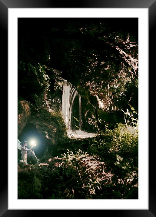 fairy falls Framed Mounted Print by keith sutton