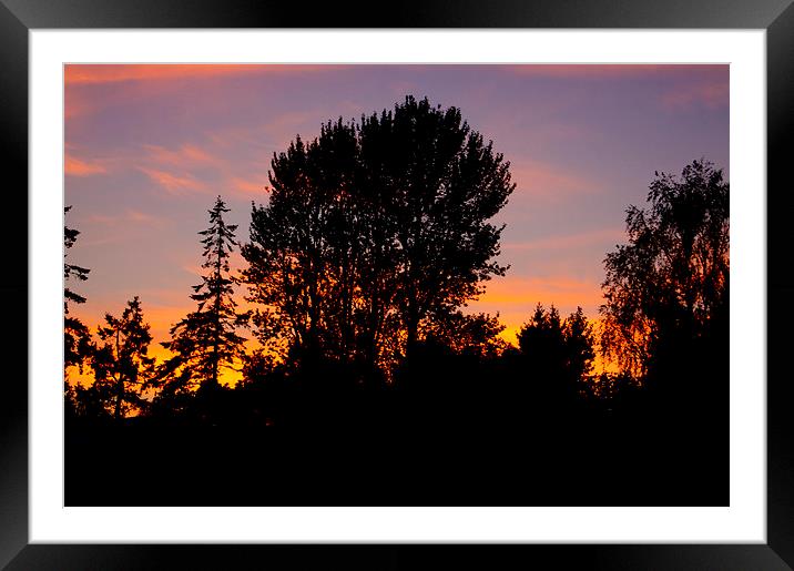  End of the day Framed Mounted Print by keith sutton