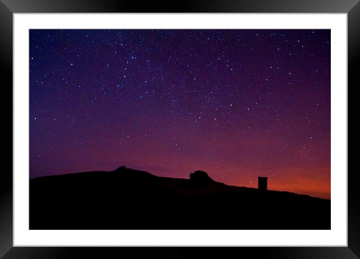  Haytor Rock Framed Mounted Print by keith sutton