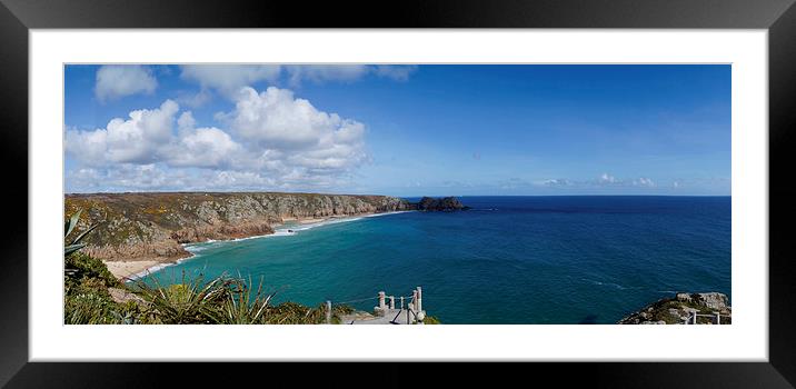  porthcurno Framed Mounted Print by keith sutton