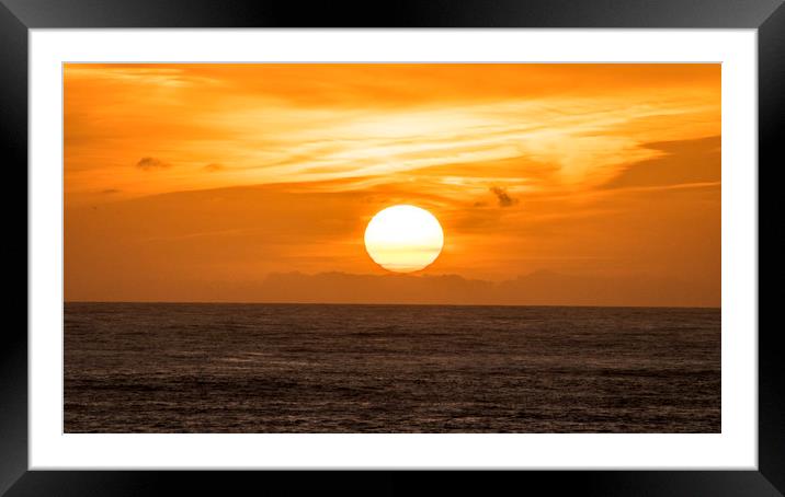end of the day Framed Mounted Print by keith sutton