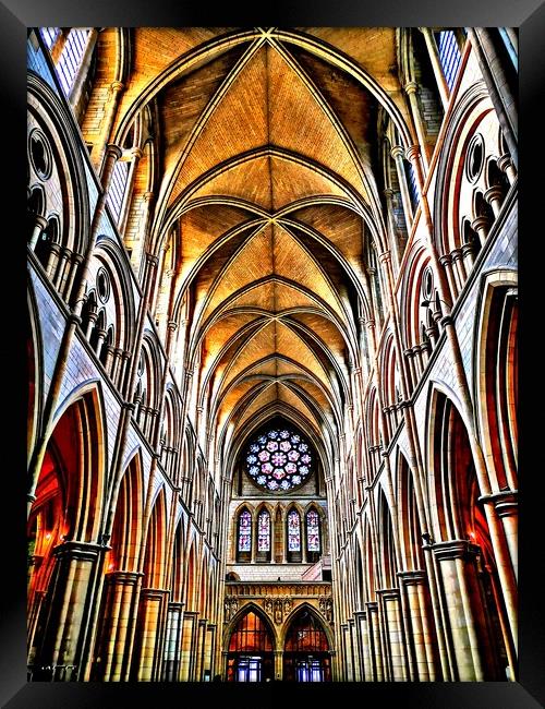 truro cathedral Framed Print by keith sutton