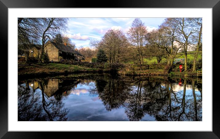 reflection time Framed Mounted Print by keith sutton