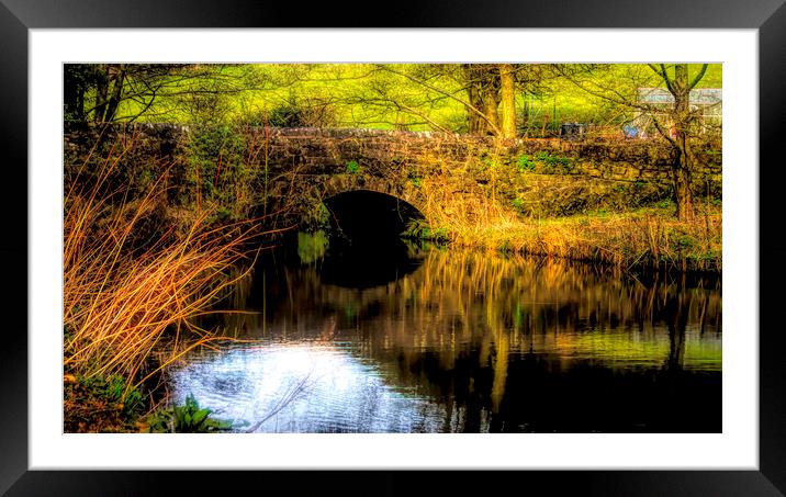 bridge Framed Mounted Print by keith sutton